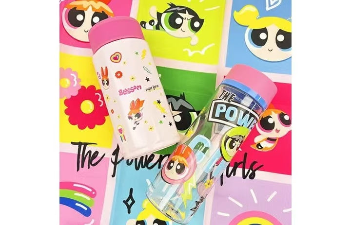 Powerpuff Girls|Octagonal Stainless Steel Bottle|350ml