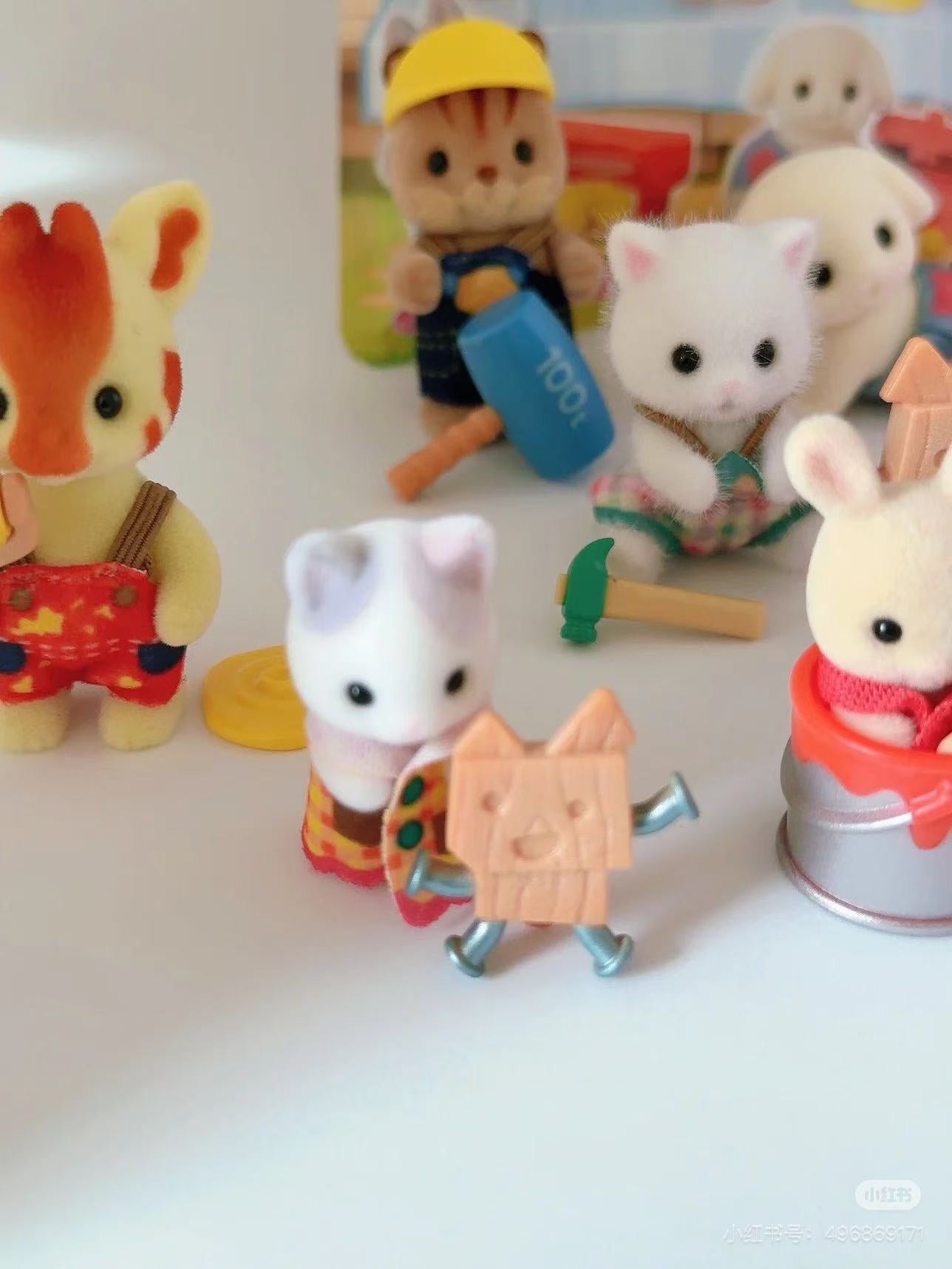 SylvanianFamilies|Babys Love Crafts / baby builder/ Construction Series mystery bag/blind box/All 8 types|1pcs