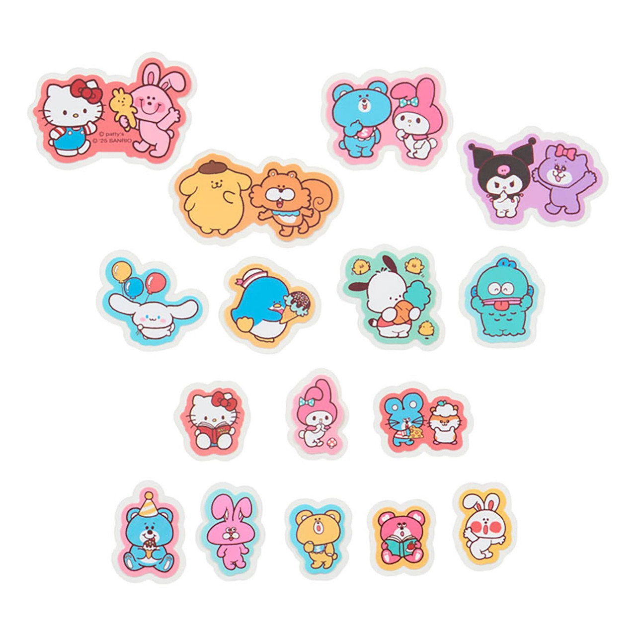 Sanrio|Swimmer Sticker Set (2nd Edition)|80 sheets