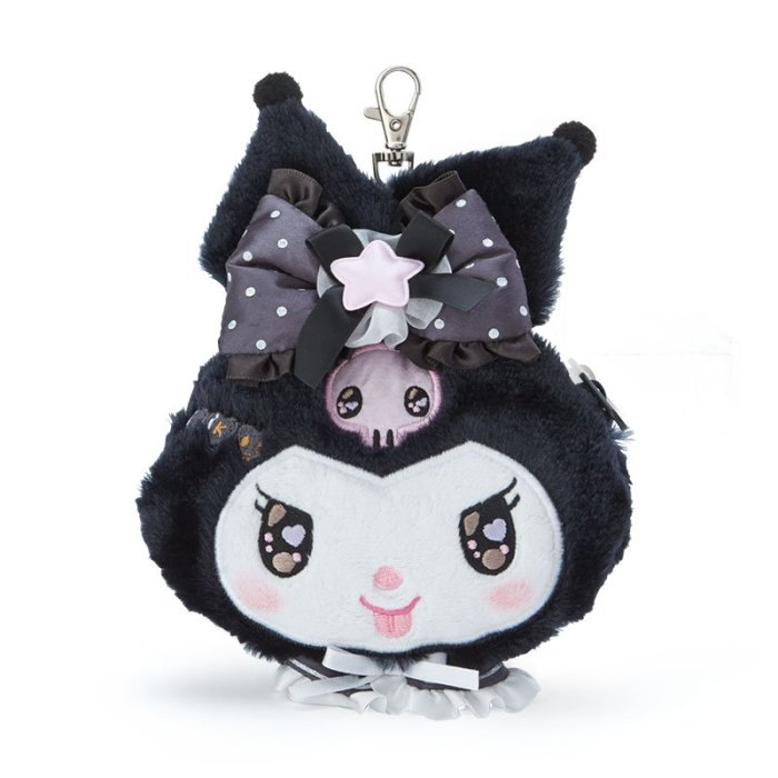 Sanrio三丽鸥|Pass Case Card Holder - Kuromi / Romiare库洛米可伸缩卡套零钱包/包挂|约 13 × 5.5 × 18cm