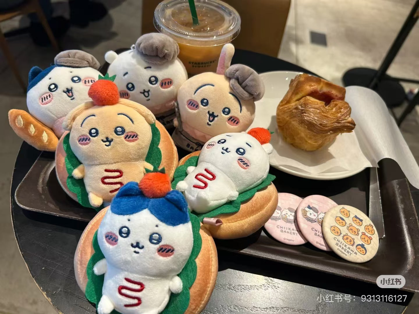 【limit 1】chiikawa|Bakery Sandwich Mascot Holder /Plush Keychain|H120 x W100 x D70mm approx.