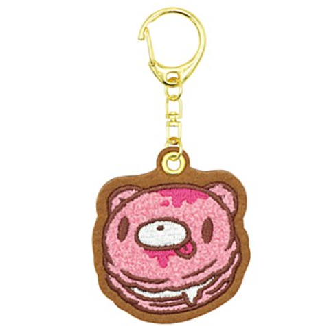 Gloomy Bear|Chenille Embroidery Felt Keychain/Keyring|10.2 x4.4 x 0.5cm approx.