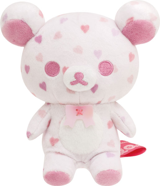 Rilakkuma轻松熊|1+5Colors Plush粉色爱心毛绒玩偶/公仔|約H125 x 110 x 60mm