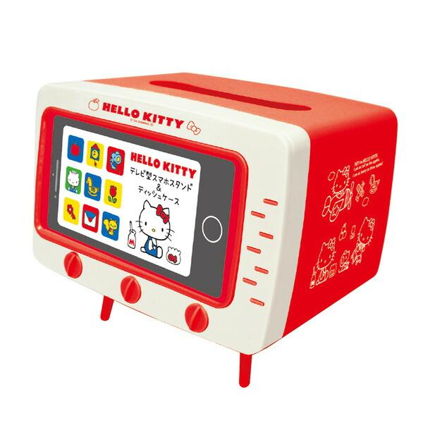 Sanrio|TV-Shaped Smartphone Stand & Tissue Case|187×150×135mm approx.