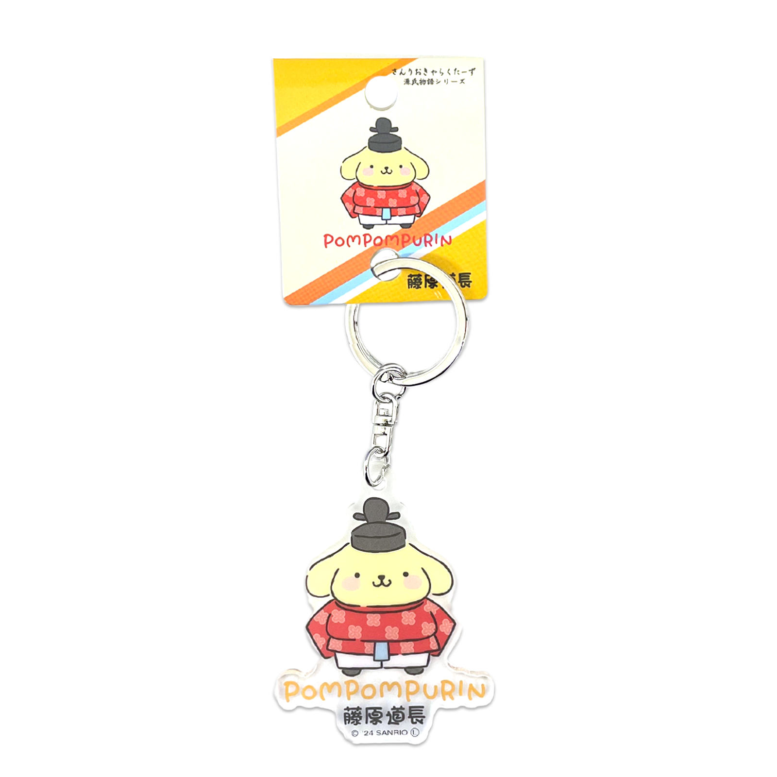 Sanrio|Genji Story Acrylic Keychain/Keyring|H70×W60×D3mm approx.