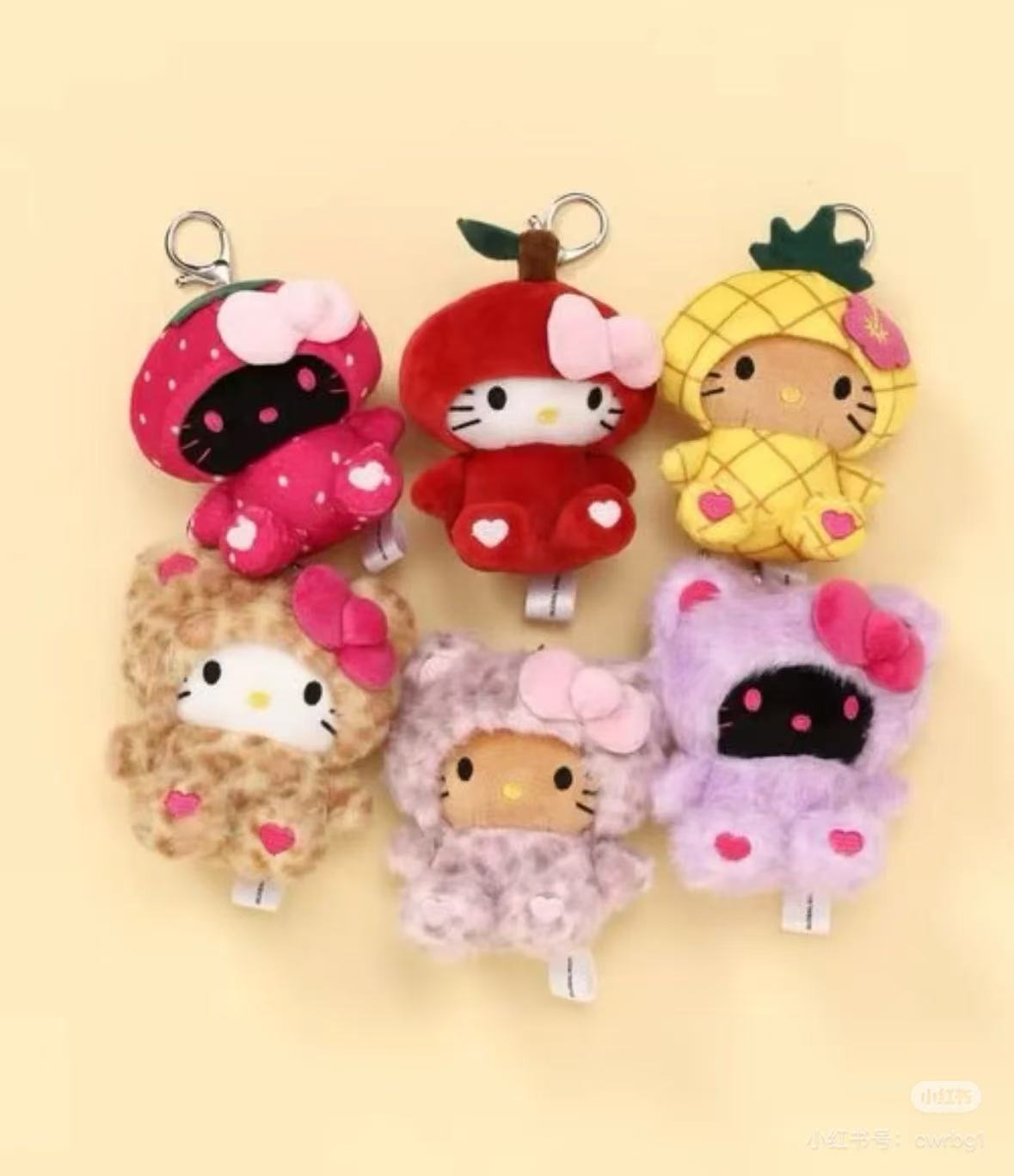 【limit 1】Hello Kitty|GLOBAL WORK Mascot Holder /Plush Keychain