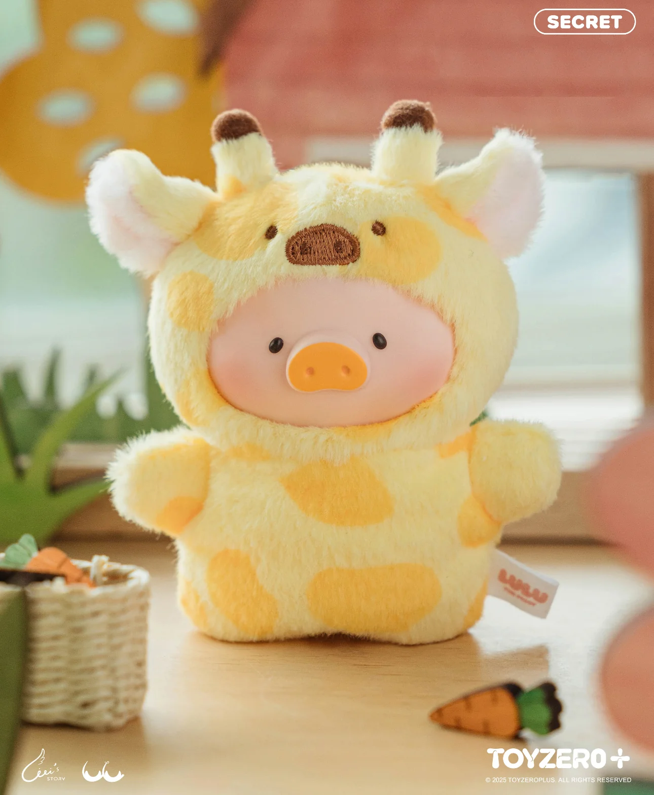 TOYZERO LuLu the Piggy Animal Party Puppet Show Finger Vinyl Face Keychain blind box