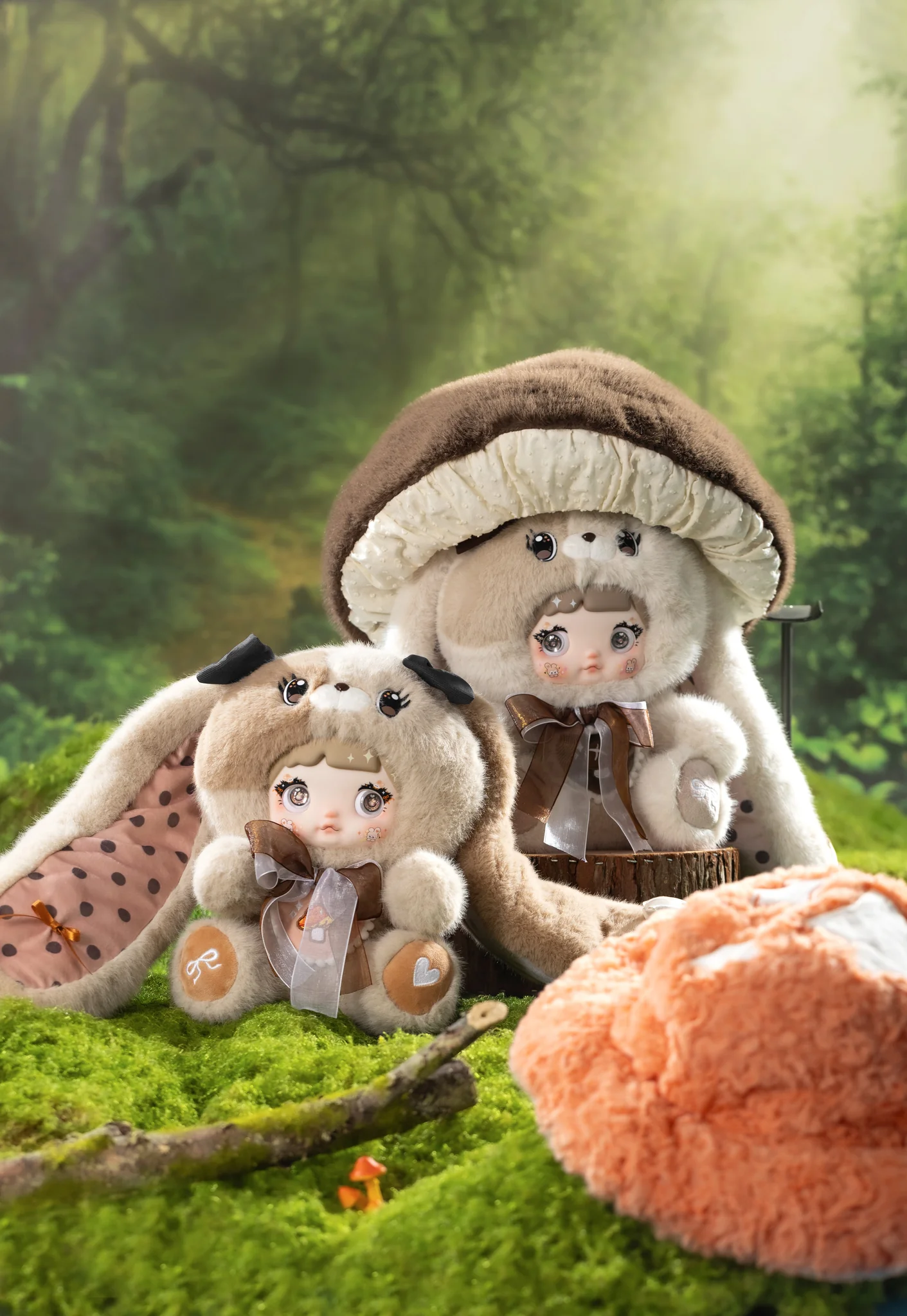 NOMMI Mushroom Hat 400% Big Doll Series vinyl Plush Blind Box