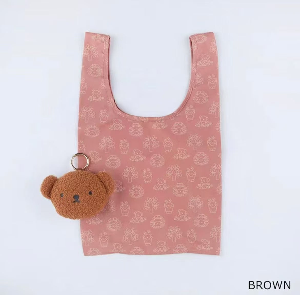Miffy Bakery|Eco Bag Packable Pocketable Pouch/Plush Keychain|W12×H17×D5cm