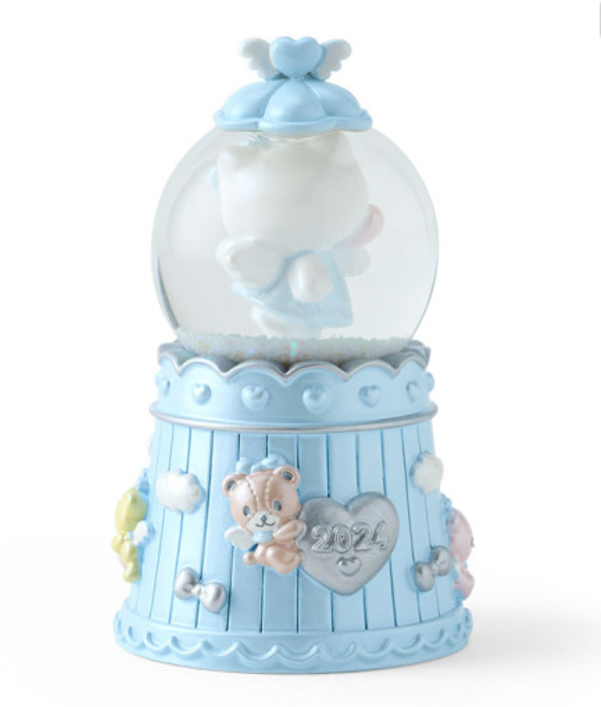 Sanrio三丽鸥|Snow Globe (S) 2024年圣诞限定可爱角色小号水晶球|约5.5×5.5×9.5cm
