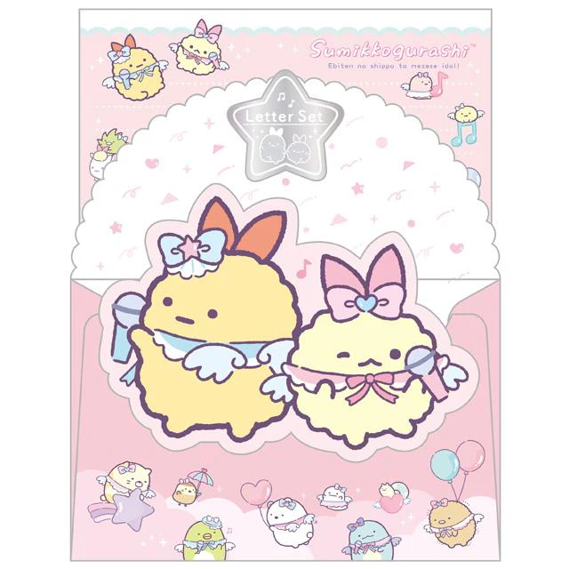 Sumikko gurashi角落生物|天使偶像系列可爱角色模切信纸/信封
