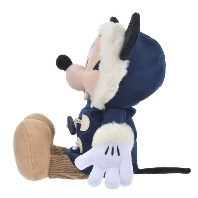 Disney |Winter Jacket Mickey Mouse Plush Toy东迪冬日限定大衣米奇毛绒玩偶/公仔/帽子可脱|约高さ24×幅21×奥行き21(cm)