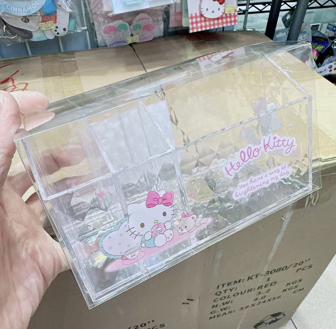 Sanrio|Relaxing Cosmetic Desk Organize|17×9.3×10cm approx.