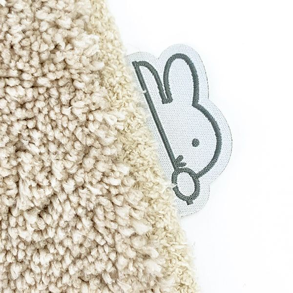 Miffy|Bath Mat One Step Beige Bathroom Interior Foot Mat|45cm x 60cm approx.