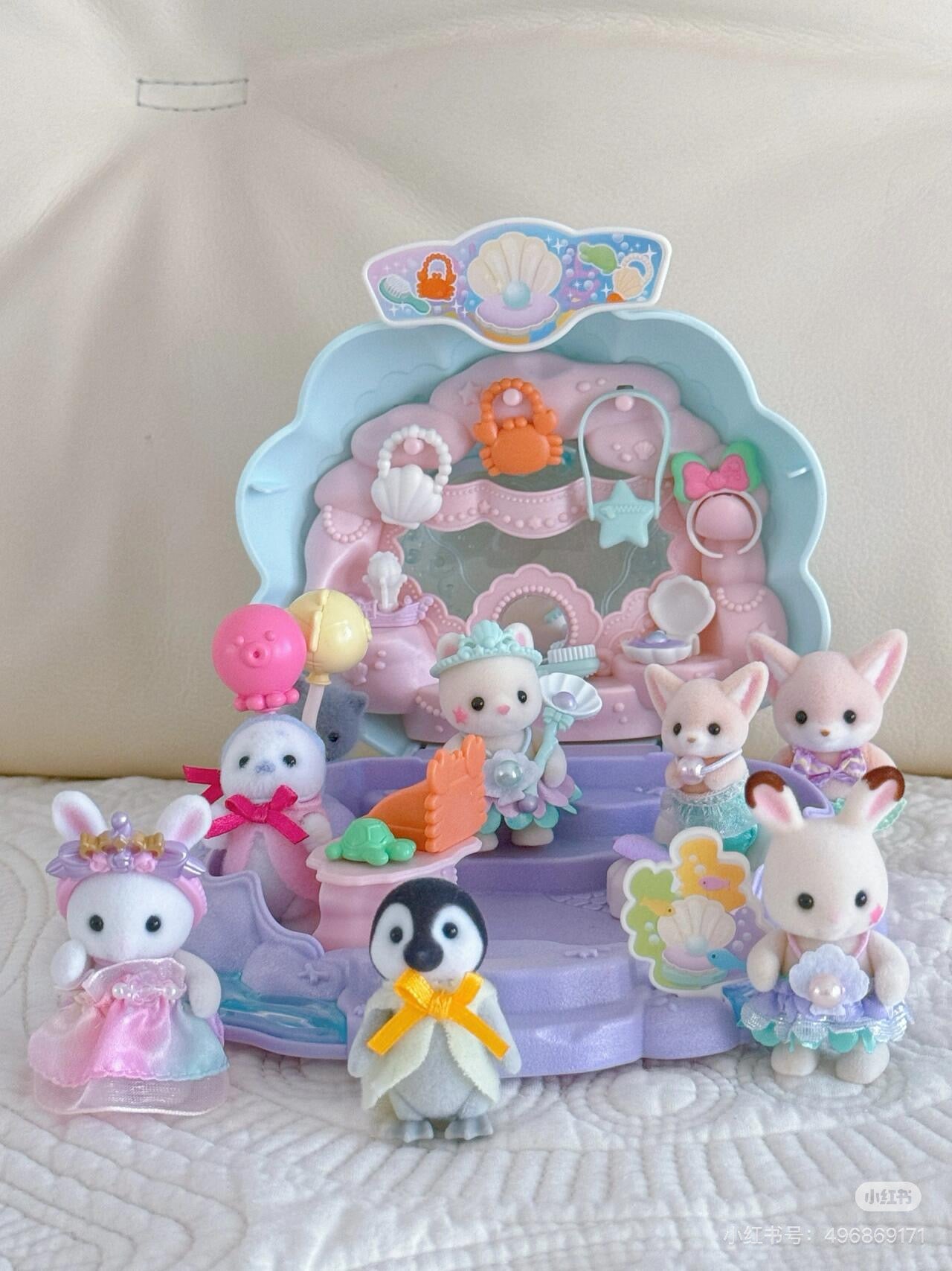 SylvanianFamilies森贝儿家族|Royal Princess Set超豪华皇家公主系列站宝小鼻嘎套组5703