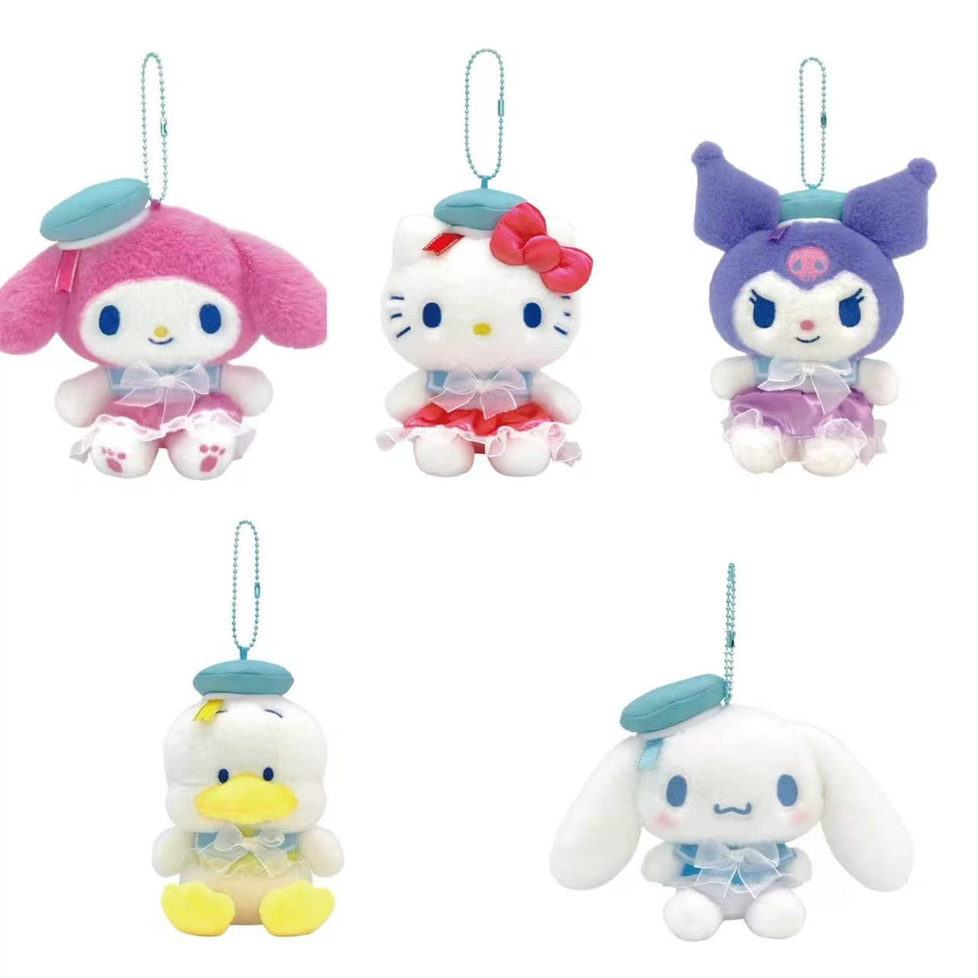 Sanrio|Sherbet Marine Mascot Holder /Plush Keychain|12.5×17×8cm approx.