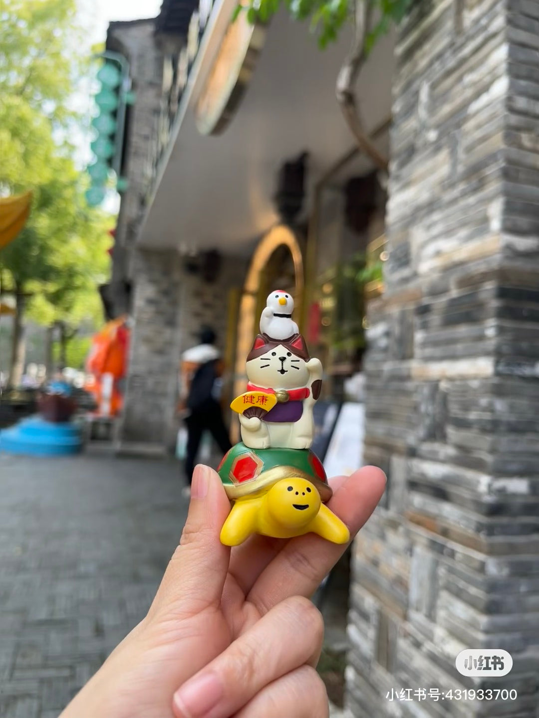 concombre|DECOLE FUKU福MONO 新年招财猫系列健康吉祥猫咪树脂装饰摆件|约44×72×h80 mm