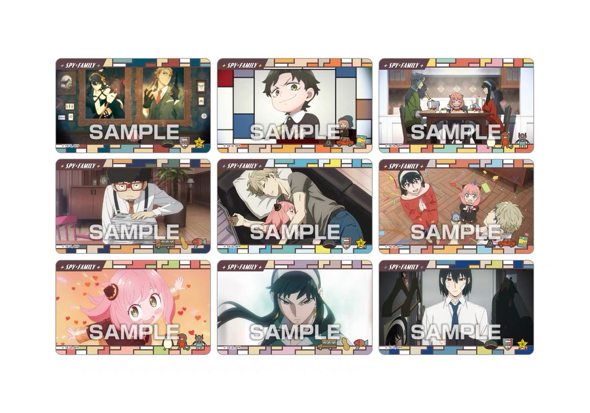 Bandai|Spy Family Figure间谍过家家收藏贴纸食玩/盲盒/全36种|1枚入