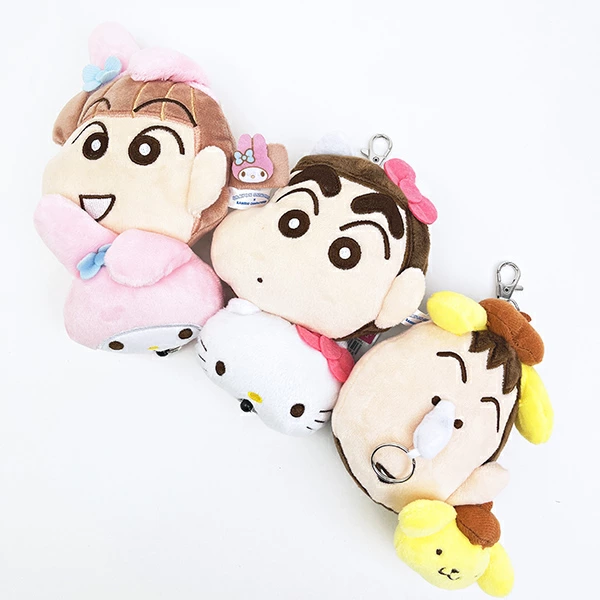 Crayon shin-chan|Sanrio Mascot Holder /Plush Keychain|W110 x H120 x D50mm approx.