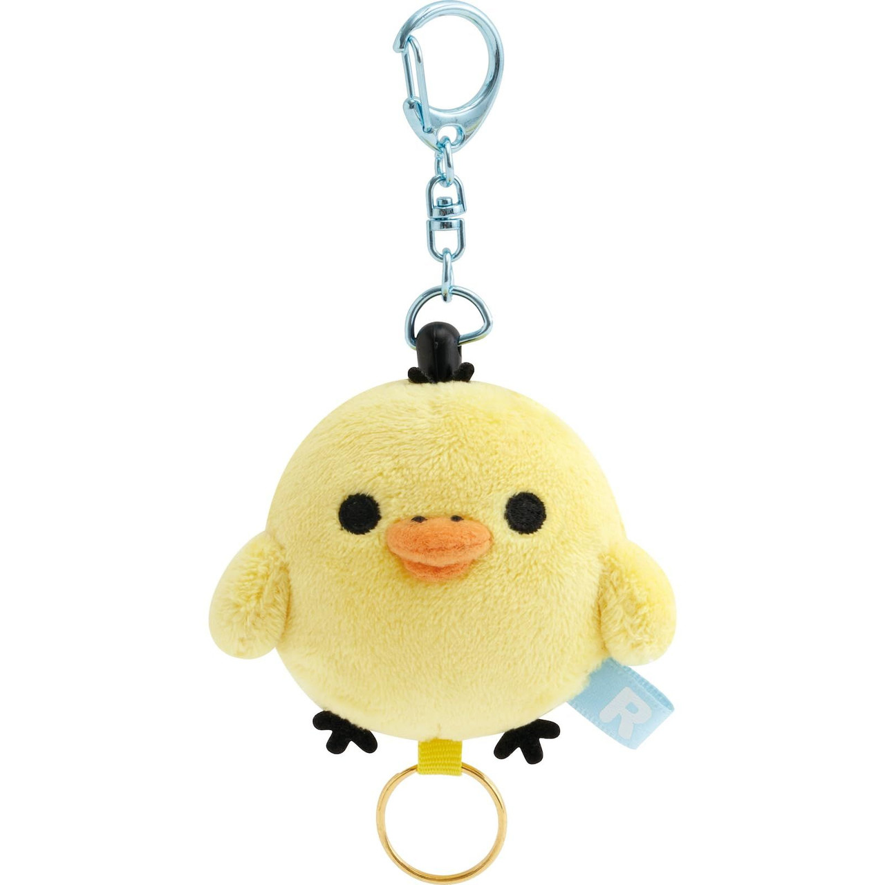 Rilakkuma|Face Mascot Reel Keychain|55×65×45mm approx.
