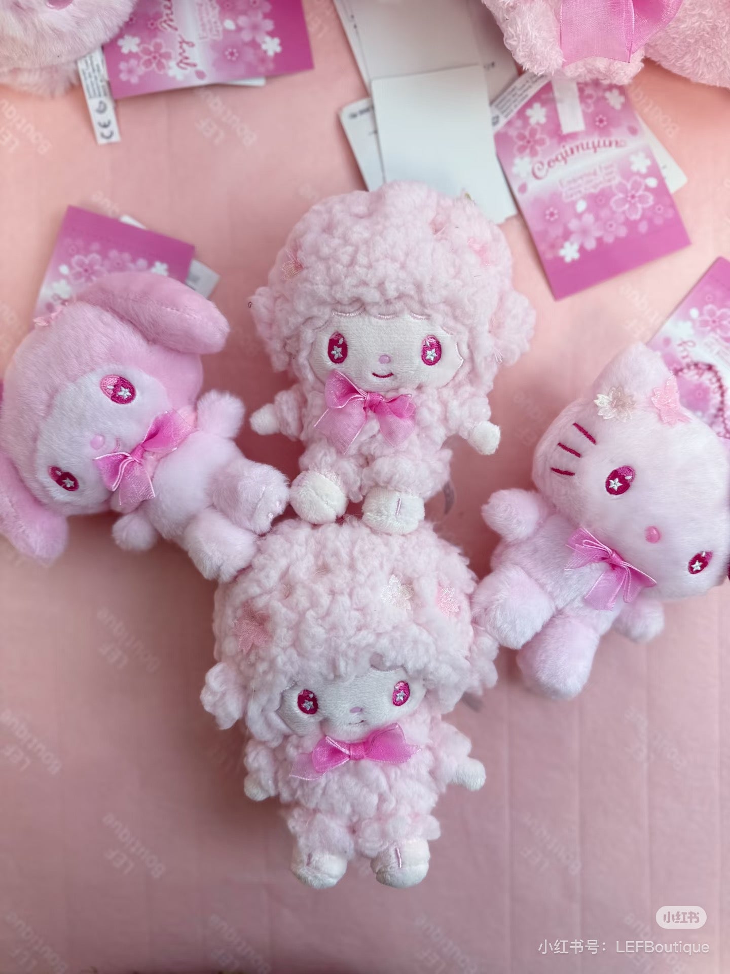 Sanrio|Sakura 2025 Mascot Holder /Plush Keychain|W11×D7.5×H15cm approx.