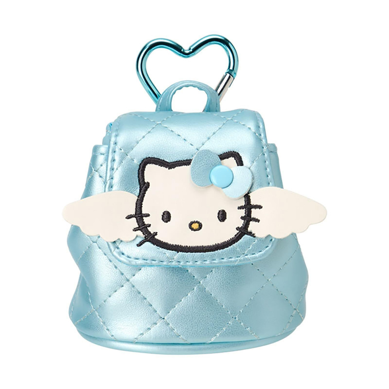 Hello Kitty|Miniature Quilt Backpack Style Mini Pouch with Carabiner| 8.5×6×10cm approx.