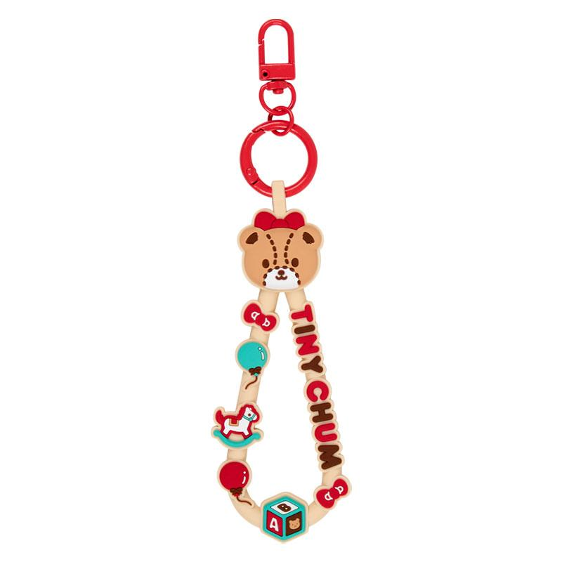 Sanrio|Character Grand Prix 1st Edition Rubber Cord Keychain/Keyring| W4.5 x D1 x H11cm approx.