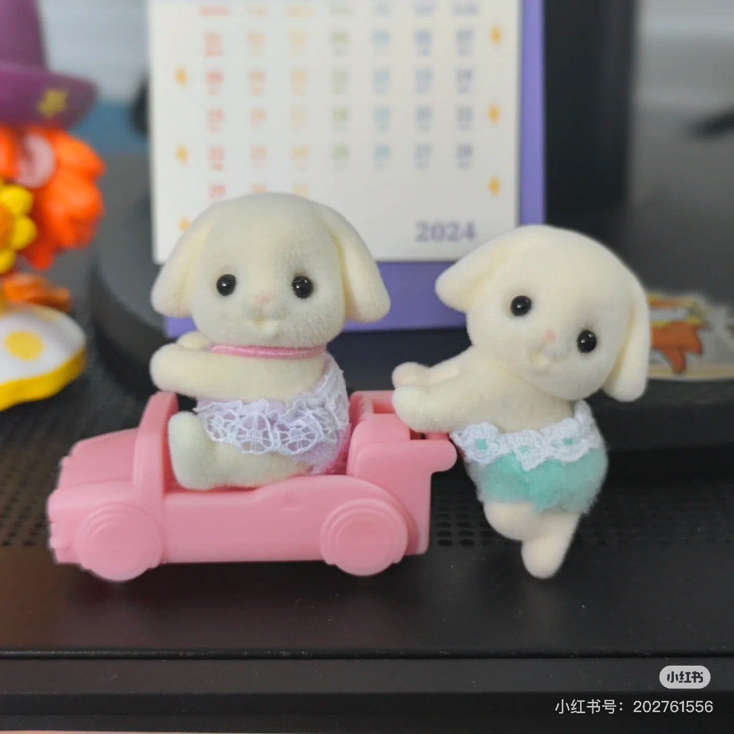 SylvanianFamilies|Flora Rabbit Twins-5737