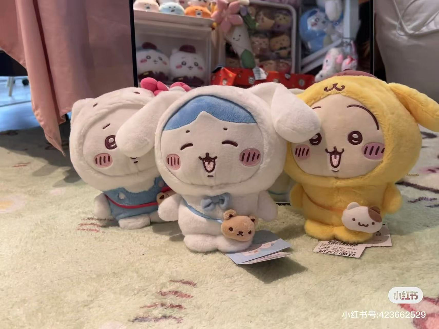 【limit 1】Sanrio|Chiikawa X Sanrio Characters  Plush Dolls/Plush Toy|16 x 19 x13cm approx.