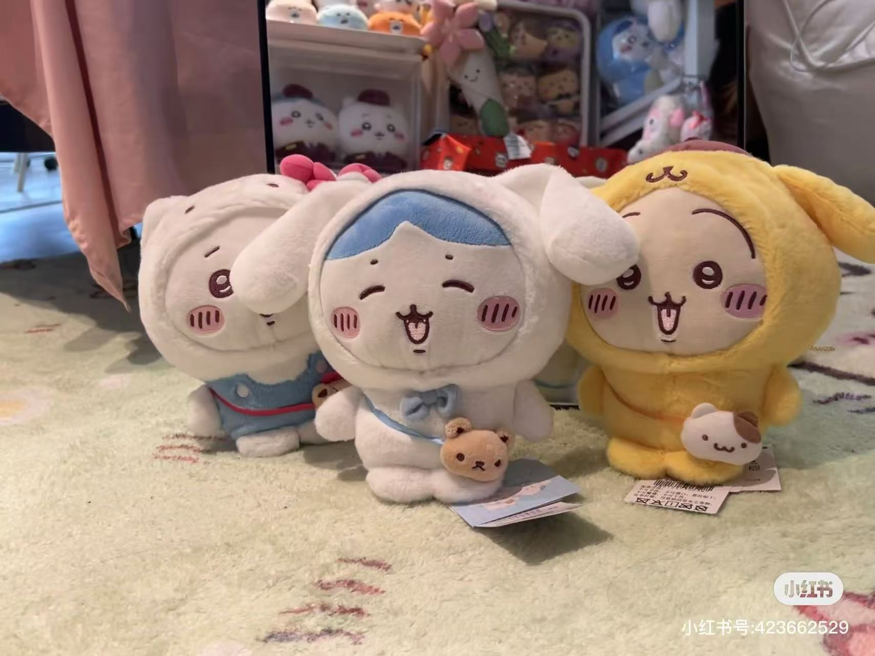 【limit 1】Sanrio|Chiikawa X Sanrio Characters Plush Dolls/Plush Toy|16 x 19 x13cm approx.