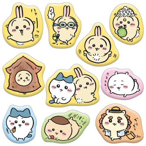 chiikawa|Marshmallow Puffy Sticker|10 piece