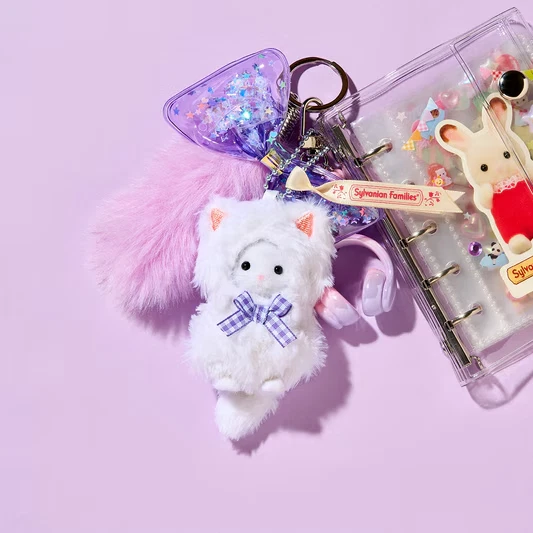【limit 1】SylvanianFamilies|Persian Cat Girl Cat Costume Keychain