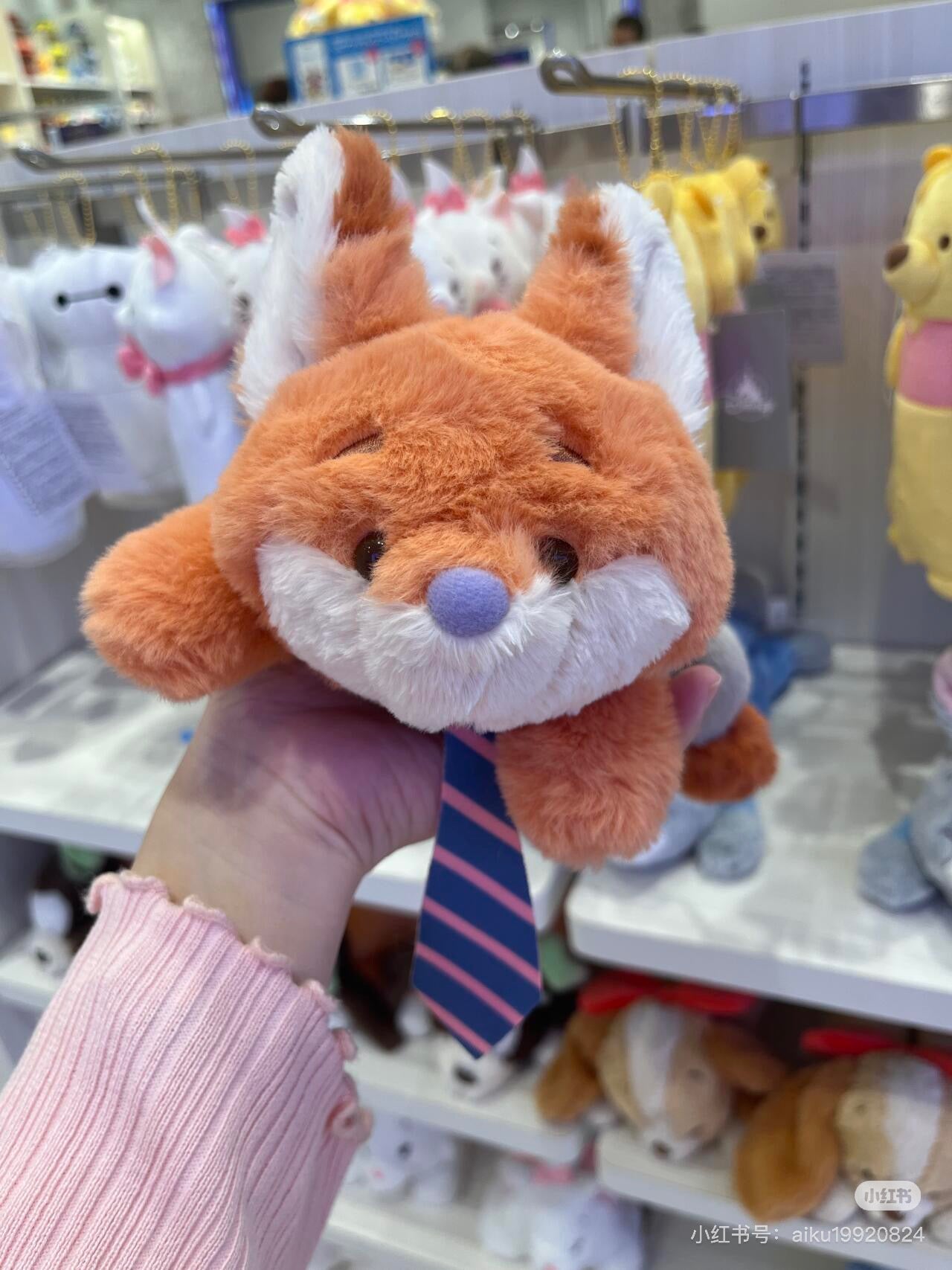 Disney迪士尼|Fluffy Plush Pen Case - Zootopia / Nick Wilde疯狂动物城巨好摸/趴趴大容量笔袋/收纳袋|約11×17×30cm