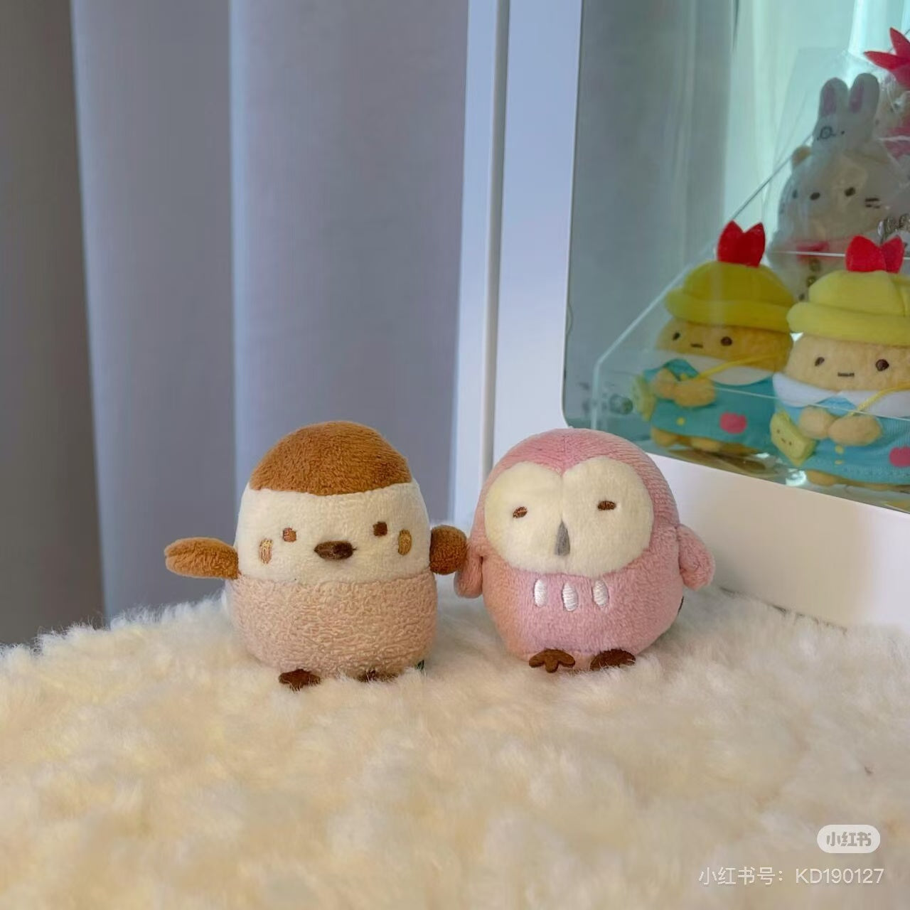 Sumikko gurashi角落生物|San-X Sumikko Gurashi Tenori Plush (SS)可爱角色基础款毛绒小玩偶/手玉|5 × 4.5 × 5 cm approx.