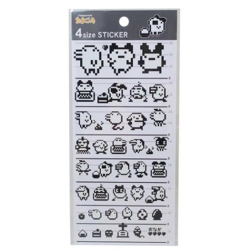 Tamagotchi拓麻歌子|Picture Book Sticker电子宠物角色复古豪华贴纸|约175×90×1mm