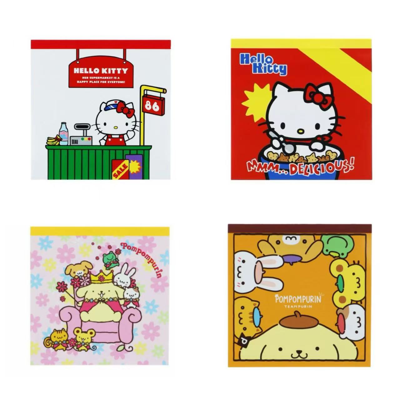 Sanrio|Square Memo|100 sheets