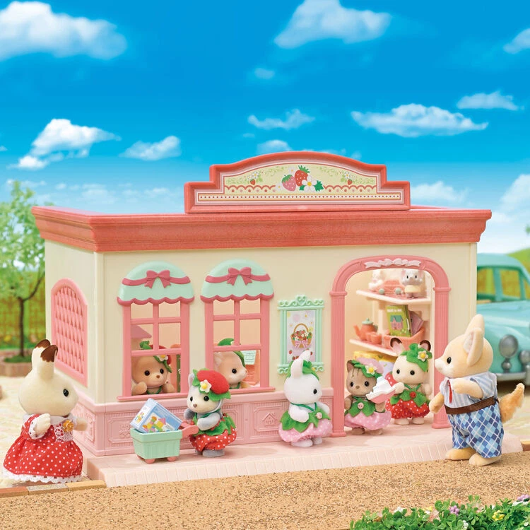 【store available】SylvanianFamilies|Strawberry Nursery Room House Set Calico Critters