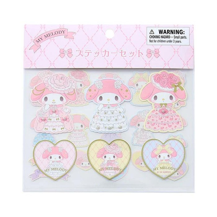 Sanrio|My Melody Birthday Sticker Lady My Melody|24 Sheets