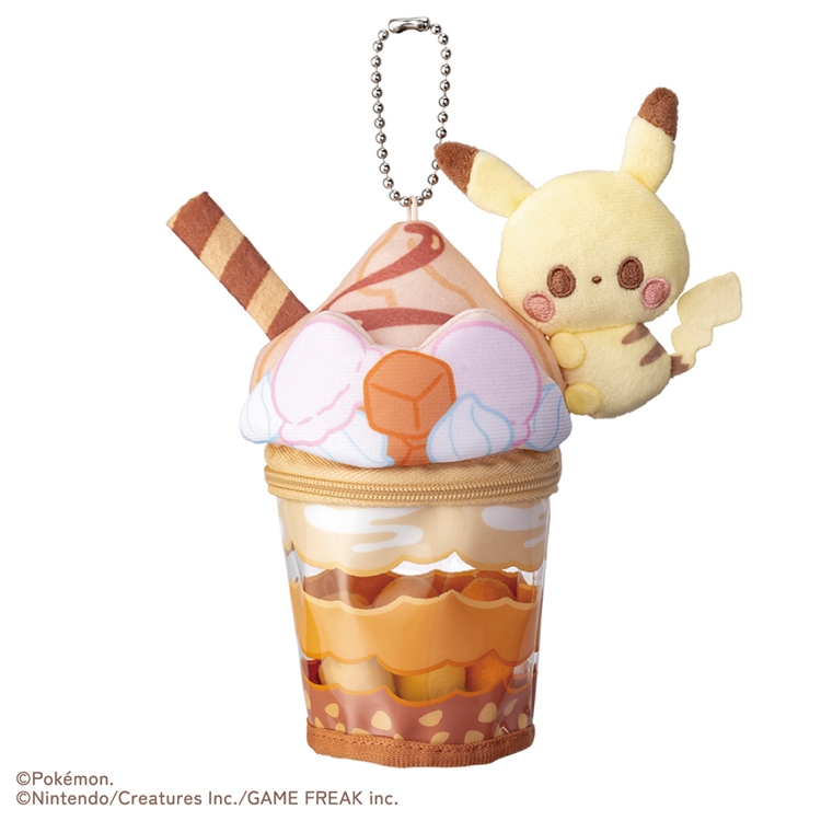 Pikachu|Parfait Mascot Holder /Plush Keychain|W140 x H150 x D80 mm approx.