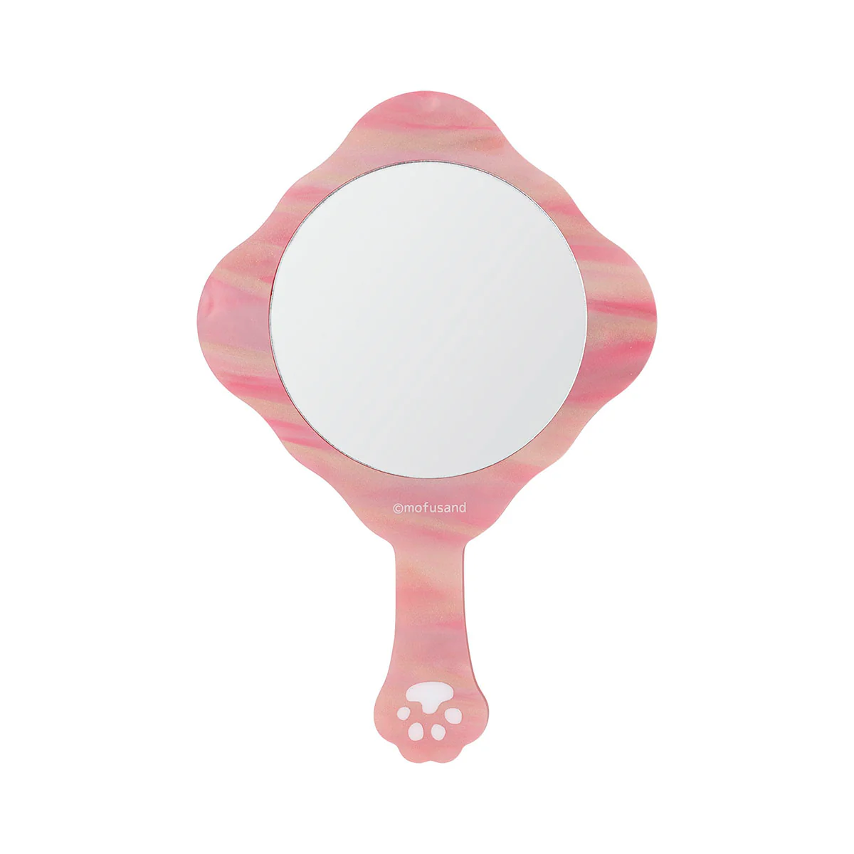 Mofusand|Merci Strawberry Acrylic Mini Hand Mirror|H110 x W65 x D5mm approx.