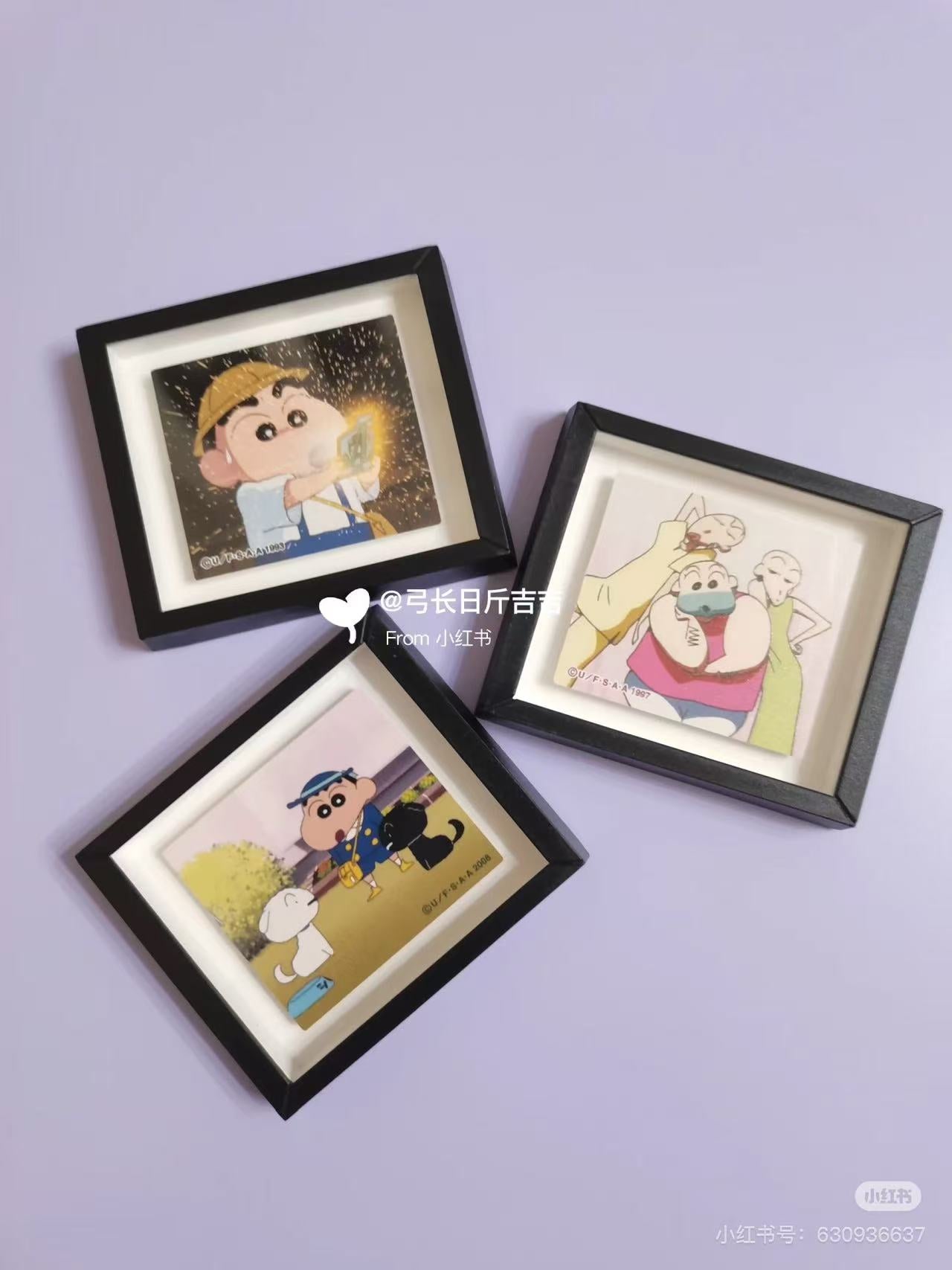 Crayon shin-chan|Frame Magnet Collection mystery bag/blind box/All 6 types|1pcs