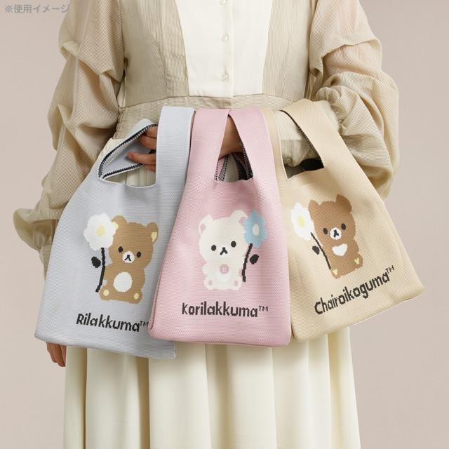 Rilakkuma|Basic Rilakkuma Flower Jacquard Woven Mini Tote Bag|360×200mm approx.