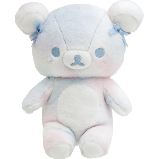 Rilakkuma轻松熊|Plush Doll Gradient Color Sky Cotton Candy San-X天空白云棉花糖系列渐变色毛绒玩偶|約 210 x 160 x 120mm