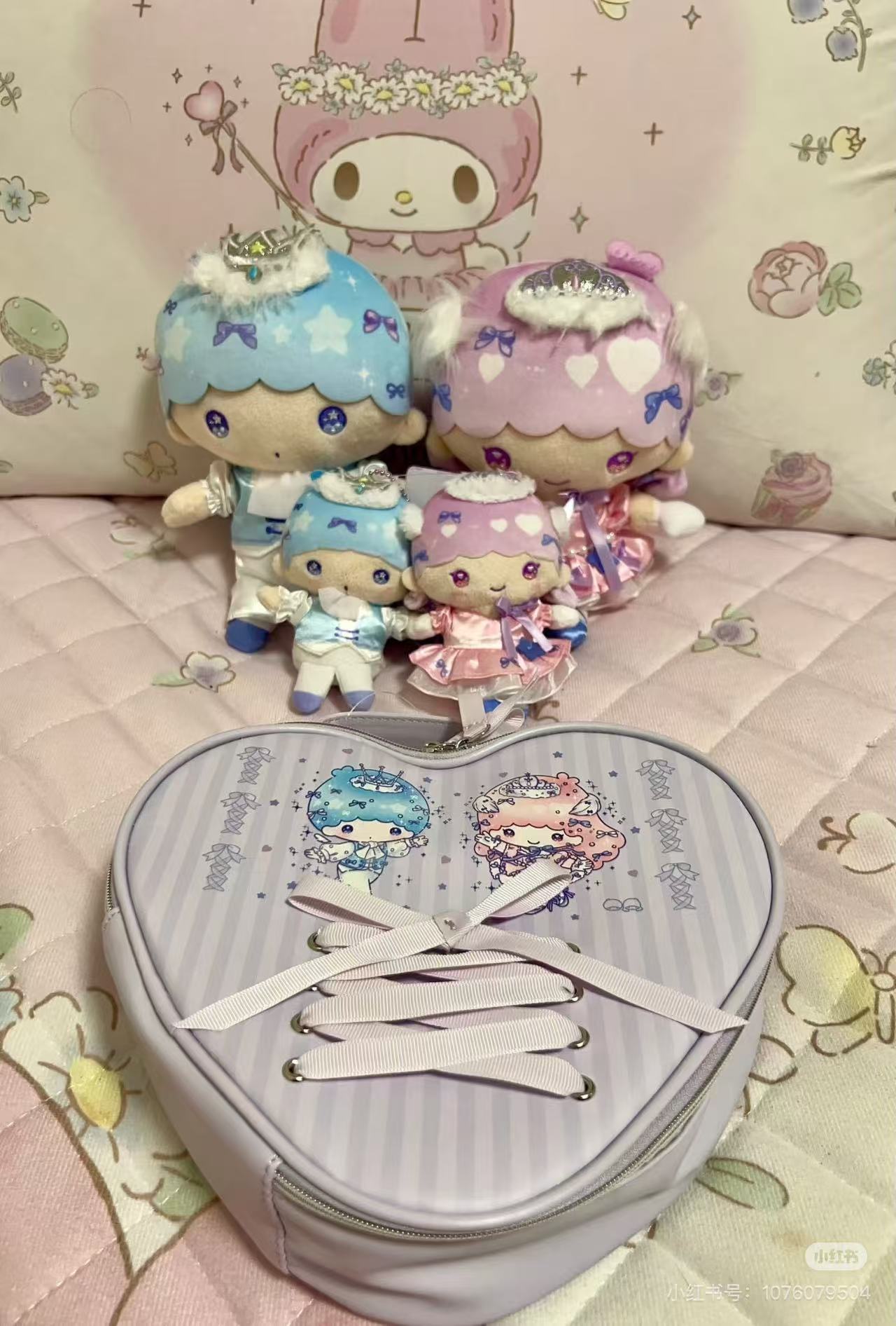 Sanrio| Dolly Mix Set Little Twin Plush Dolls/Plush Toy Set| 16×9.5×23.5cm approx.