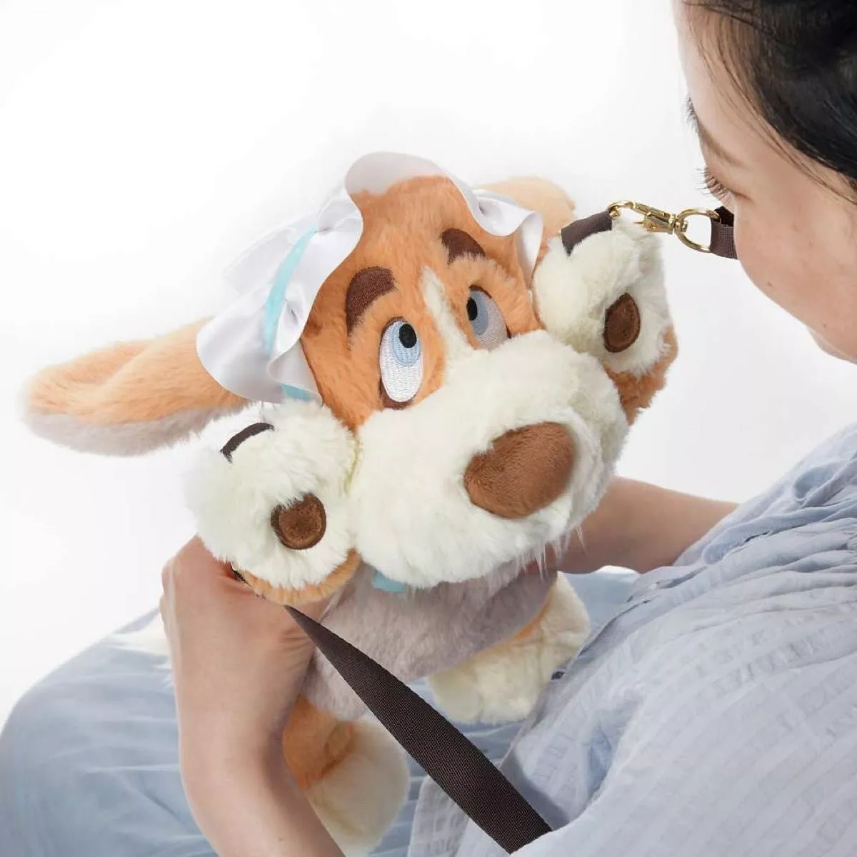 Disney迪士尼|2024 Nana Multi Pochette FEEL LIKE PETER PAN东迪彼得潘保姆狗娜娜软萌毛茸茸玩偶斜挎包/收纳包|约H36×W26×D15cm