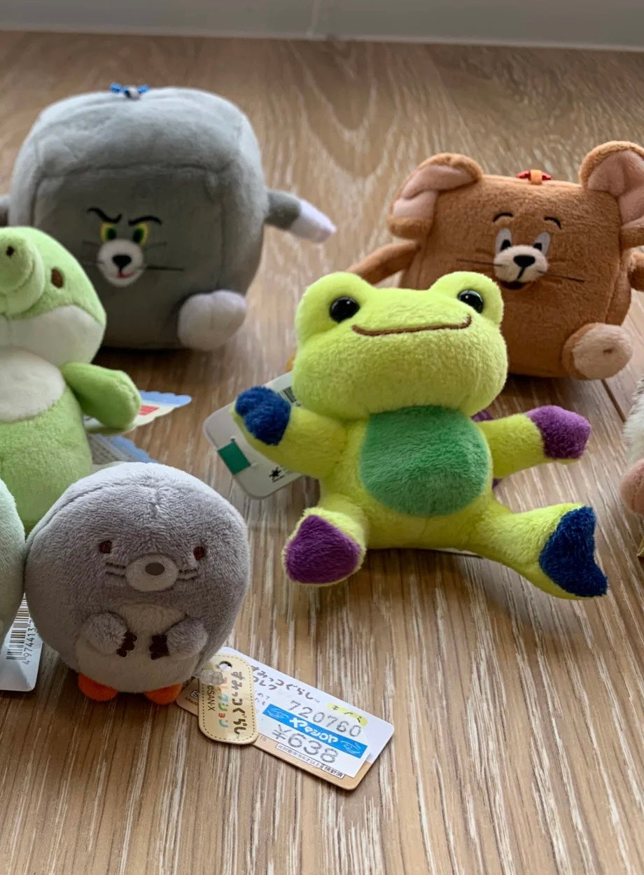 Pickles Frog泡菜蛙|Carabiner Plush Keychain Photo Green绿色照片泡菜蛙毛绒挂件/钥匙扣|约H8×W9×D4.5cm