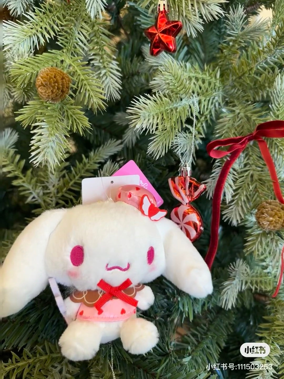 Sanrio三丽鸥|Characters Magical Heart魔法之心系列权杖粉色爱心毛绒玩偶挂件/包挂|约H15 x W14 x D11cm