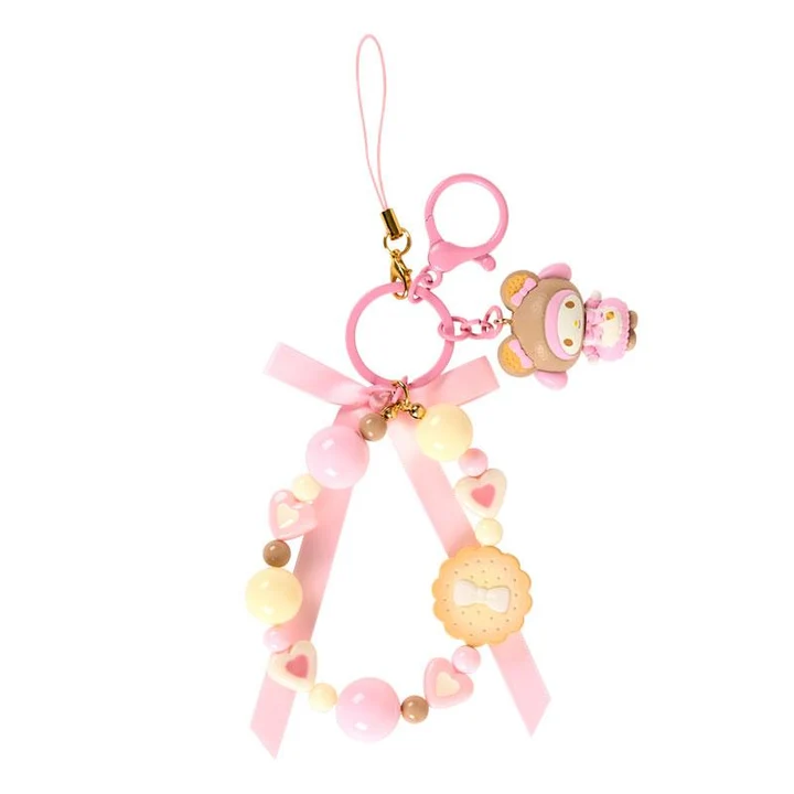 Sanrio|Cookie Fluffy Bear Mobile Strap|3×2×3.5cm approx.