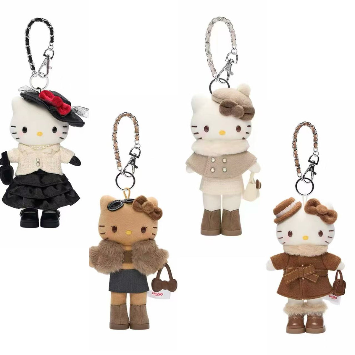 Sanrio|Modern Holiday Hello Kitty Style-up Mascot Holder /Plush Keychain