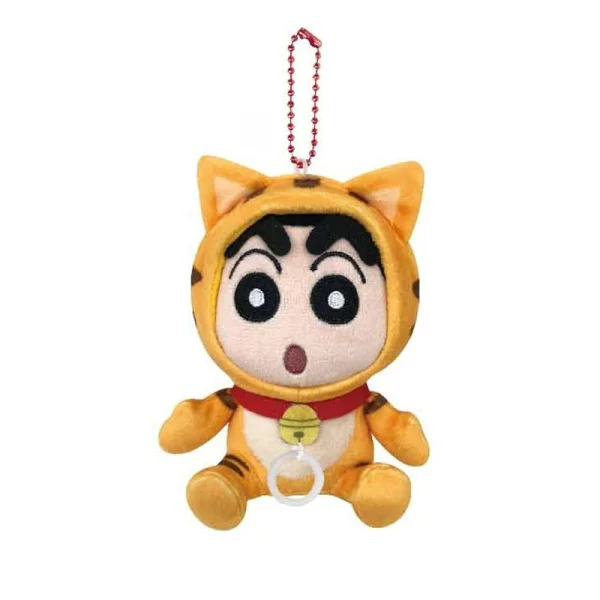 Crayon shin-chan|Tail Shaking Mascot Holder /Plush Keychain| H120 x W95 x D95mm